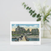 Martha's Vineyard, Pier Uitzicht van het Wesley Ho Briefkaart (Staand voorkant)