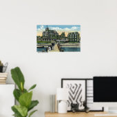 Martha's Vineyard, Pier Uitzicht van het Wesley Ho Poster (Thuiskantoor)