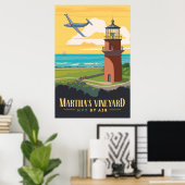 Martha's Vineyard Poster (Thuiskantoor)