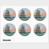 Martha's Vineyard Ronde Sticker (Vel)