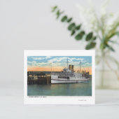 Martha's Vineyard, Sankaty Steamer bij Wharf Briefkaart (Staand voorkant)