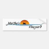 Marthas Vineyard Shark Bumpersticker (Voorkant)