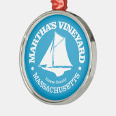 Martha's Vineyard (sloep) Metalen Ornament (Links)