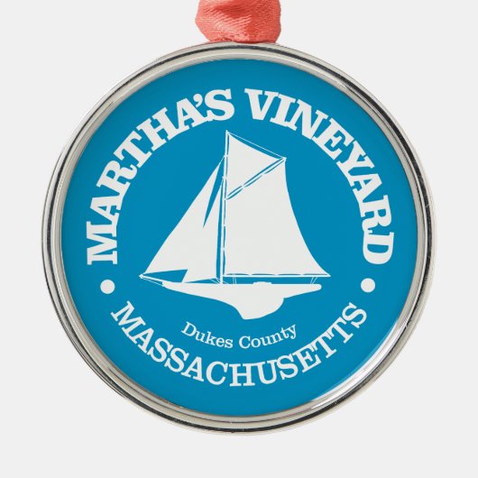 Martha's Vineyard (sloep) Metalen Ornament (Voorkant)