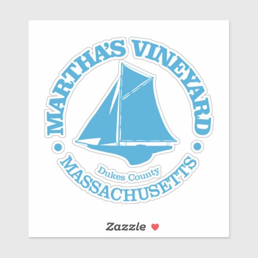 Martha's Vineyard (sloep) Sticker (Vel)
