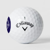 Martha's Vineyard, stad MA, naam, nautisch anker Golfballen (Logo)