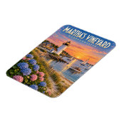 Martha's Vineyard Sunset Lighthouse Massachusetts Magneet (Linkerzijde)