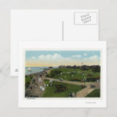 Martha's Vineyard, Uitzicht van de lucht van Ocean Briefkaart (Voorkant / Achterkant)