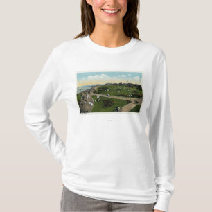 Martha's Vineyard, Uitzicht van de lucht van Ocean T-shirt
