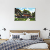 Martha's Vineyard, Uitzicht van Methodist Canvas Afdruk (Insitu (Slaapkamer))