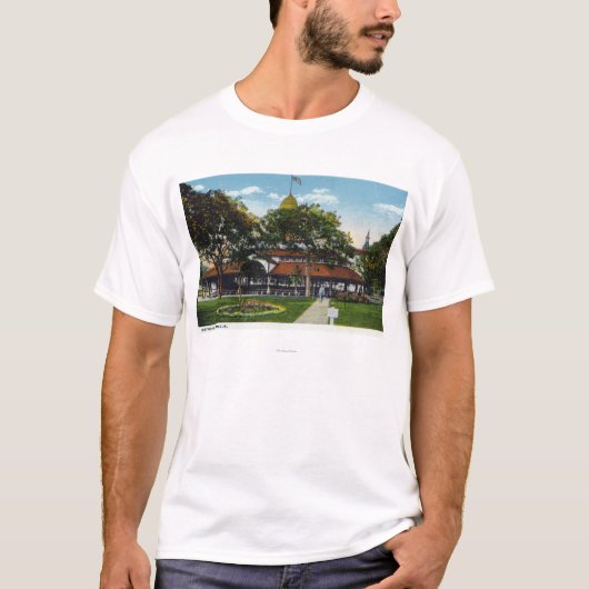 Martha's Vineyard, Uitzicht van Methodist T-shirt (Voorkant)