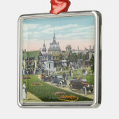 Martha's Vineyard, Uitzicht van Ocean Avenue Metalen Ornament (Links)