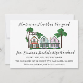 Martha's Vineyard vrijgezellenfeest meisjes weeken Kaart