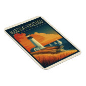 Martha's Vineyard vuurtoren Magneet (Rechterzijde)