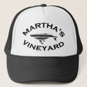 Martha's Vineyard "Whale" Design. Trucker Pet (Voorkant)