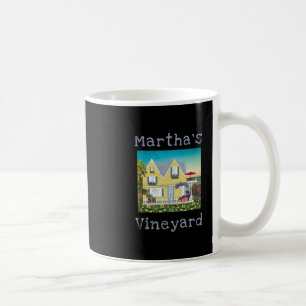 Marthas Vineyard Zomer Vakantie Strand Cottage Rij Koffiemok