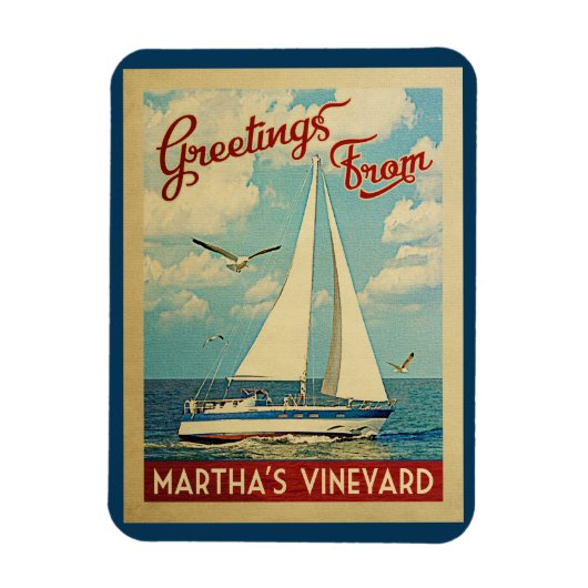Martha's Vintage Travel Magneet (Verticaal)