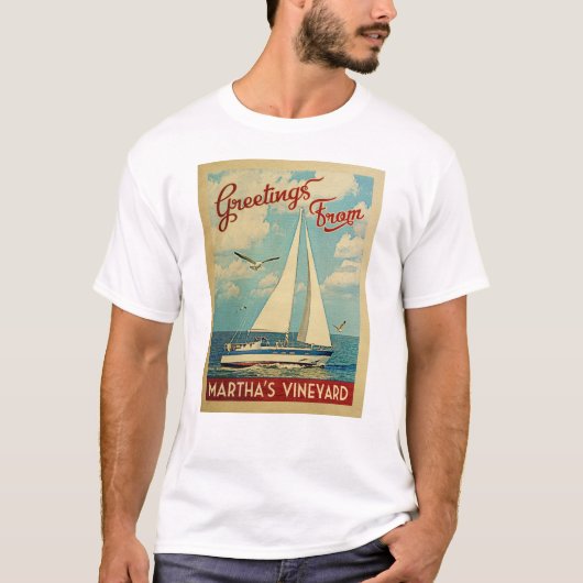 Martha's Vintage Travel T-shirt (Voorkant)