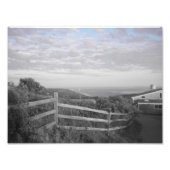 Martha's wijngaard in zwart-wit foto afdruk (Voorkant)