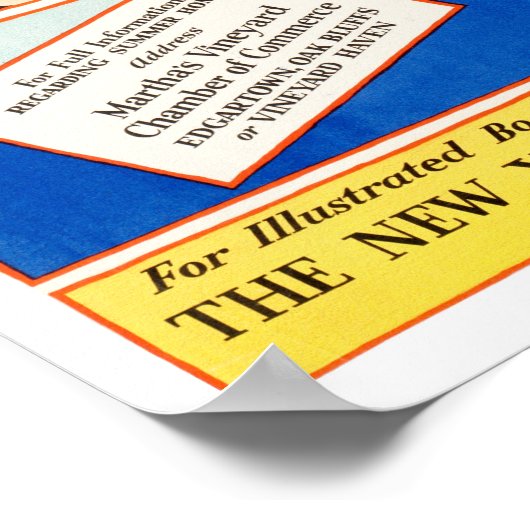 Martha's wijngaard The Enchanted Isle Poster (Hoek)