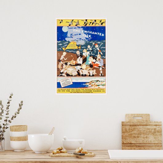 Martha's wijngaard The Enchanted Isle Poster (Keuken)