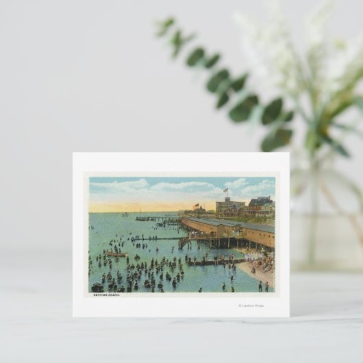 Martha's wijngaard, Uitzicht van de Beach Briefkaart (Staand voorkant)