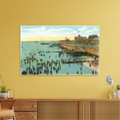 Martha's wijngaard, Uitzicht van de Beach Canvas Afdruk (Insitu (Woonkamer))