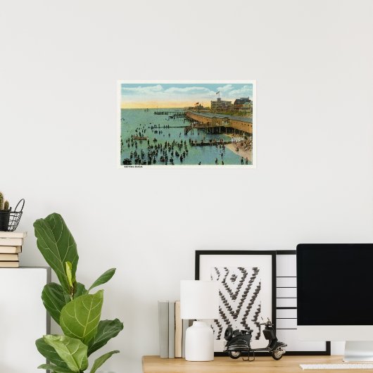 Martha's wijngaard, Uitzicht van de Beach Poster (Thuiskantoor)