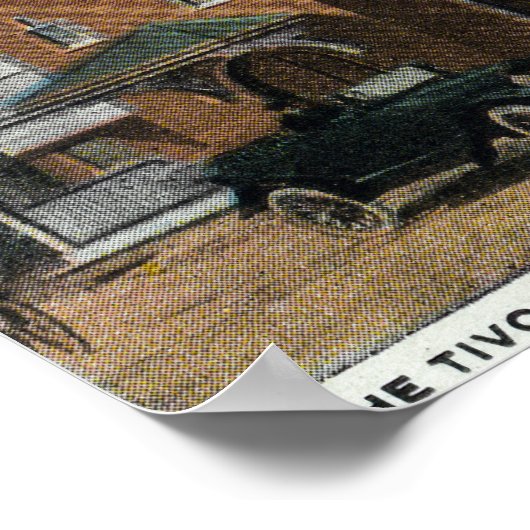 Martha's wijntuin, Uitzicht van de Tivoli Poster (Hoek)