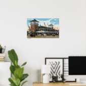 Martha's wijntuin, Uitzicht van de Tivoli Poster (Thuiskantoor)