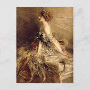 Marthe Bibesco - Boldini Briefkaart