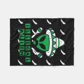 Martiaanse illegale alien Mexicaanse Area-51 Grapp Fleece Deken (Voorkant (Horizontaal))