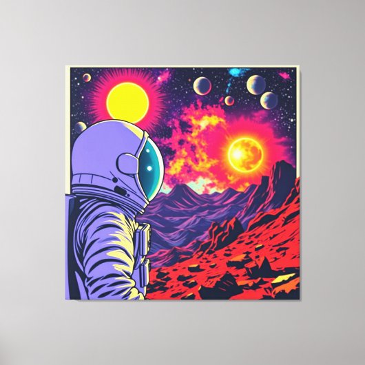 MARTIAANSE KOLONISTEN 5 CANVAS AFDRUK (Voorkant)