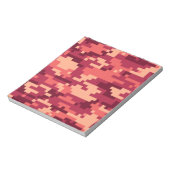 MARTIAANSE WOESTIJN DIGITALE CAMO / CAMOUFLAGE NOTITIEBLOK (Linkerzijde)