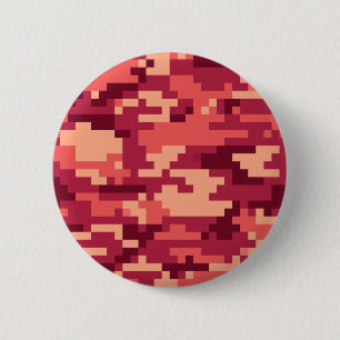 MARTIAANSE WOESTIJN DIGITALE CAMO / CAMOUFLAGE RONDE BUTTON 5,7 CM
