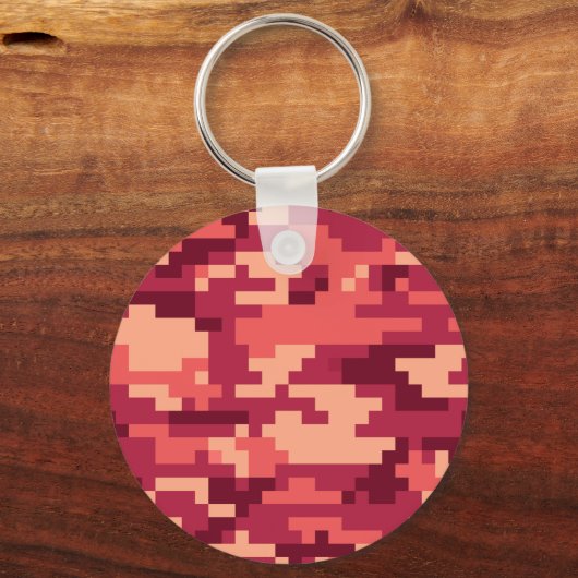 MARTIAANSE WOESTIJN DIGITALE CAMO / CAMOUFLAGE SLEUTELHANGER (Voorkant)