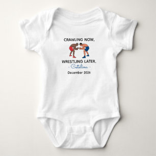 Martial Art Baby - Kruipen Nu Worstelen Later Romper