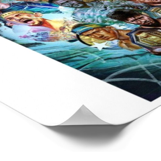 Martial Art cool combineren Poster (Hoek)