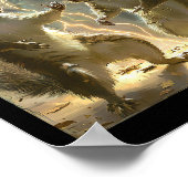 Martial Art Eekhoorn Dragen Karate Gi Lightning A Poster (Hoek)