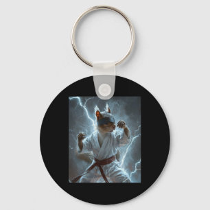 Martial Art Eekhoorn Dragen Karate Gi Lightning A Sleutelhanger
