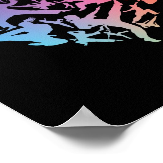 Martial Art Heart Love Training Karate Tae Kwon Do Poster (Hoek)