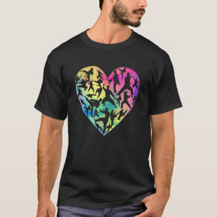Martial Art Heart Love Training Karate Tae Kwon Do T-shirt