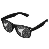 Martial art karate kick ninja zwarte partij tinten retro zonnebril