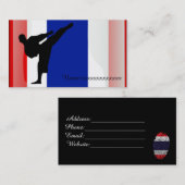 Martial art Thai Visitekaartje (Voorkant / Achterkant)