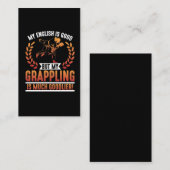Martial Art vecht tegen Braziliaanse Jiu Jitsu Gra Visitekaartje (Voorkant / Achterkant)