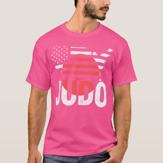 Martial Artist Amerikaanse vlag Patriottisch Ameri T-shirt