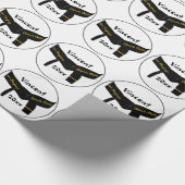 Martial Arts 1e Dan Zwarte Band Cadeaupapier (Hoek)