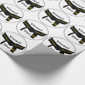 Martial Arts 3e Graad Black Belt Wrapping Paper Cadeaupapier (Hoek)