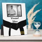 Martial Arts 3rd grad Black Belt Photo Keepslag Fotoplaat (Zijkant)