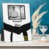Martial Arts 4th grad Black Belt Photo Keepslag Fotoplaat (Zijkant)
